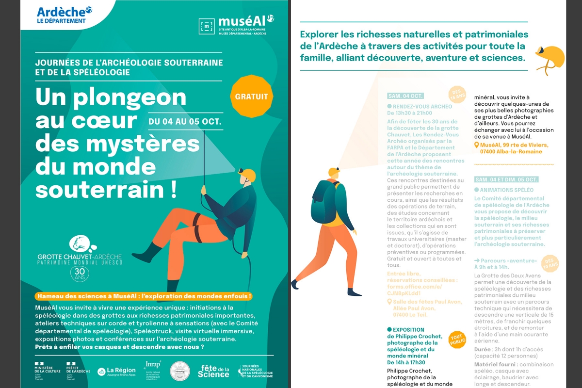 Exposition au MuseAl d'Alba-la-Romaine le 4 octobre 2025