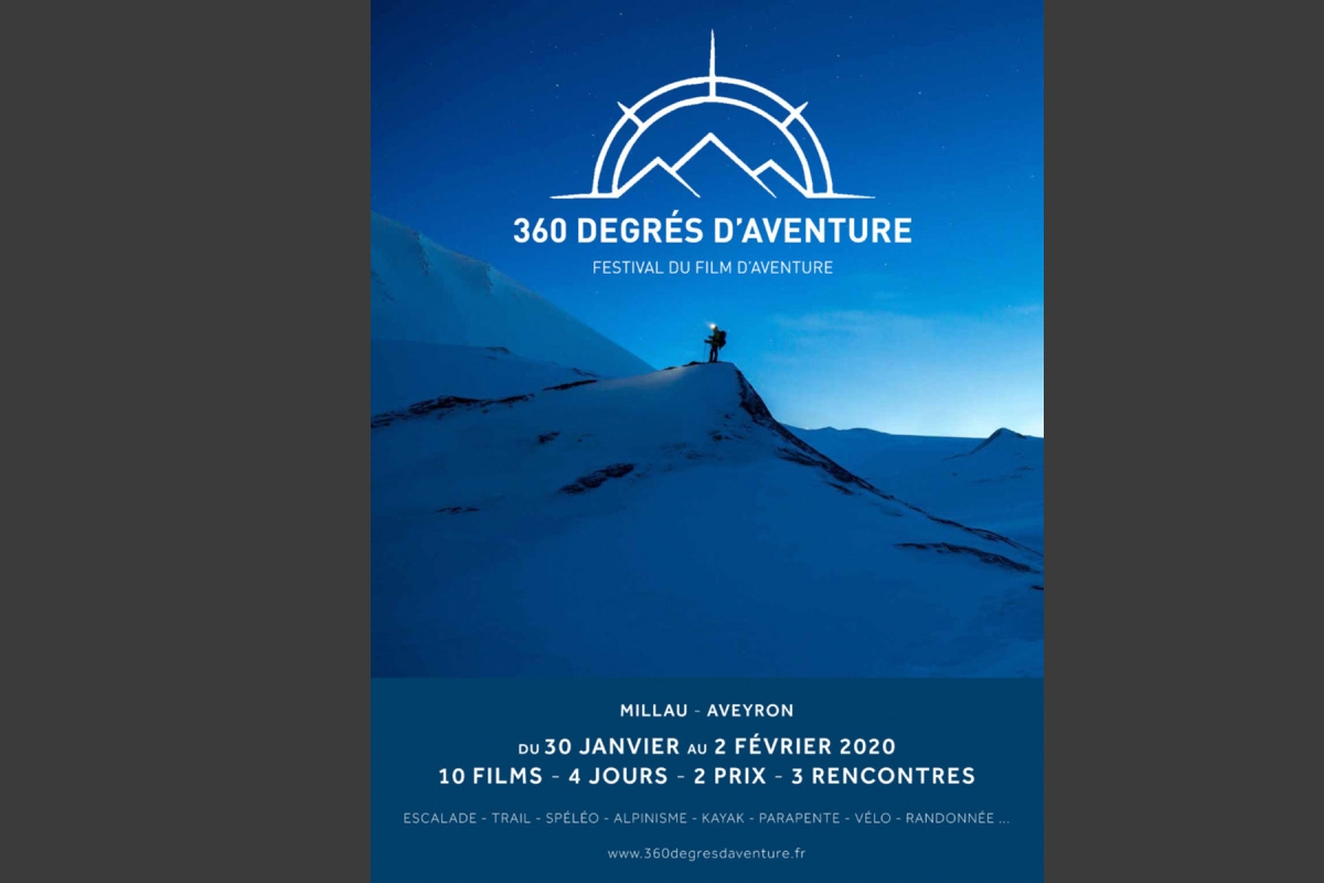 Festival 360 degrés d'aventure à Millau (janvier 2020)