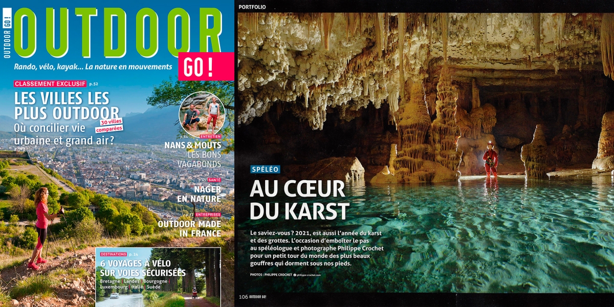 OutdoorGo n°24 ( septembre 2021) - Au cœur du karst