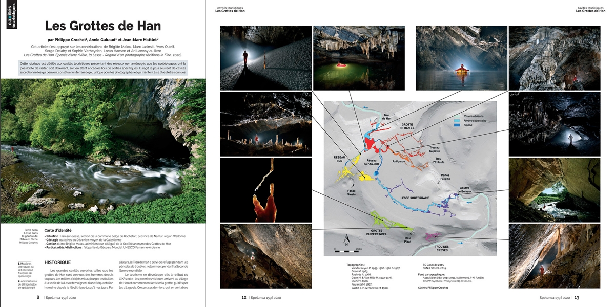 Spelunca n°159 (septembre 2020) : Les grottes de Han 