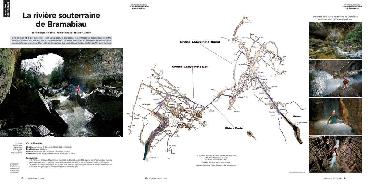 Spelunca n°161 (mars 2021) : La rivière souterraine de Bramabiau 