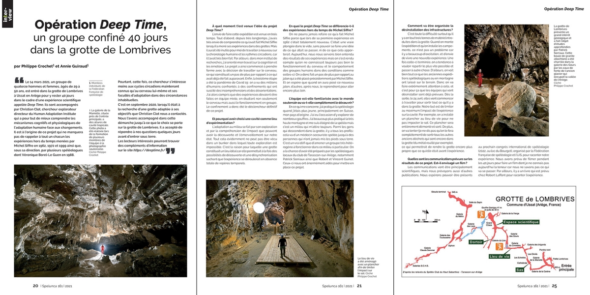 Spelunca n°161 (mars 2021) : Opération Deep Time