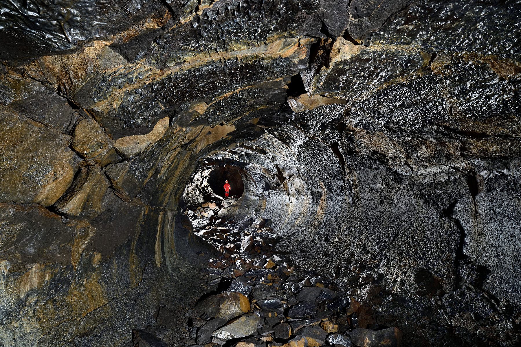Tube de lave du Mont Fuji (Japon)