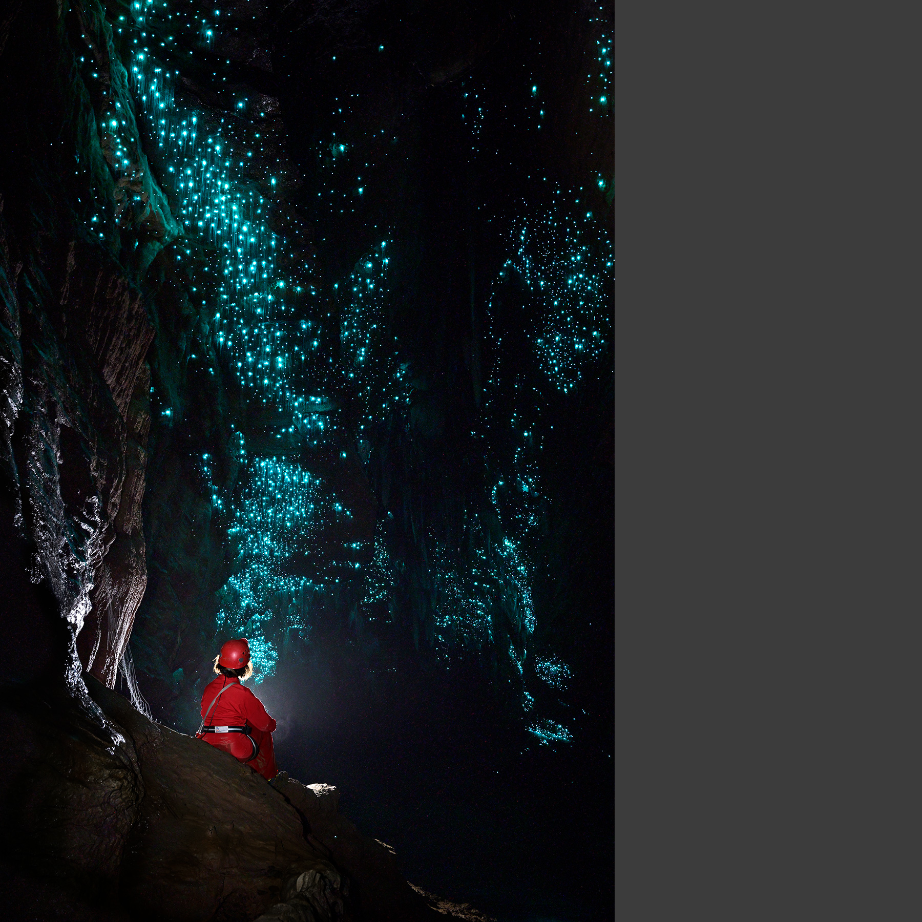 Grotte de la région de Waitomo (Nouvelle Zélande)