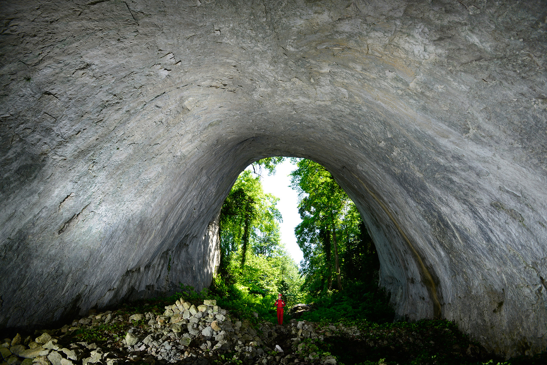 Ilgarini Cave (Kure Mountains National Park - Turquie) : porche d'entrée