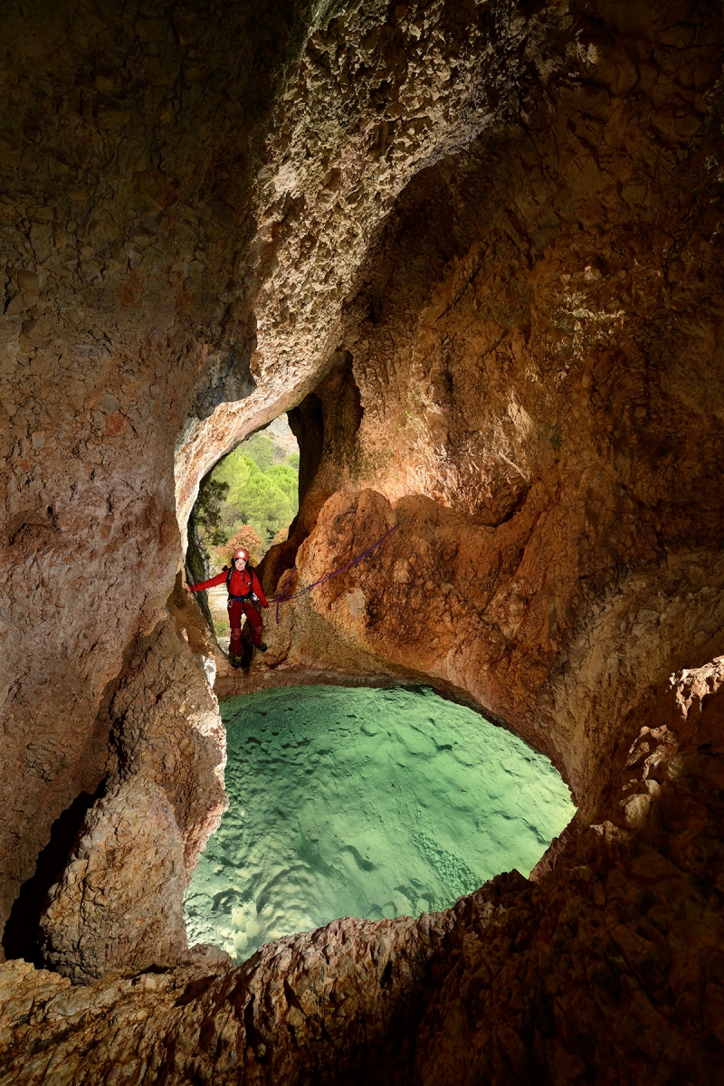 Grotte de Clamouse - Entrée naturelle
