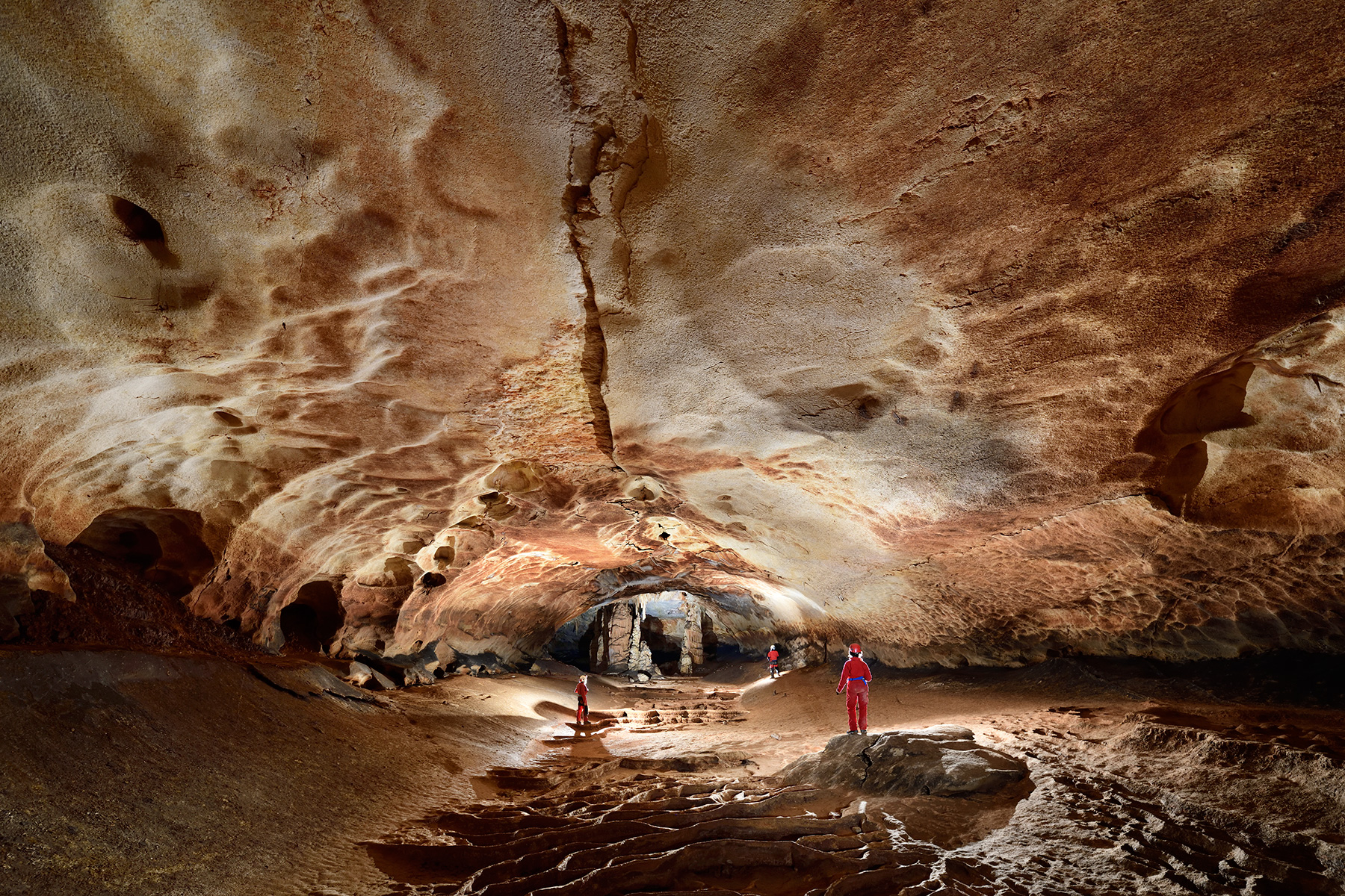 Grotte de Saint-Marcel d'Ardèche (réseau I) - Galerie des Boas 
