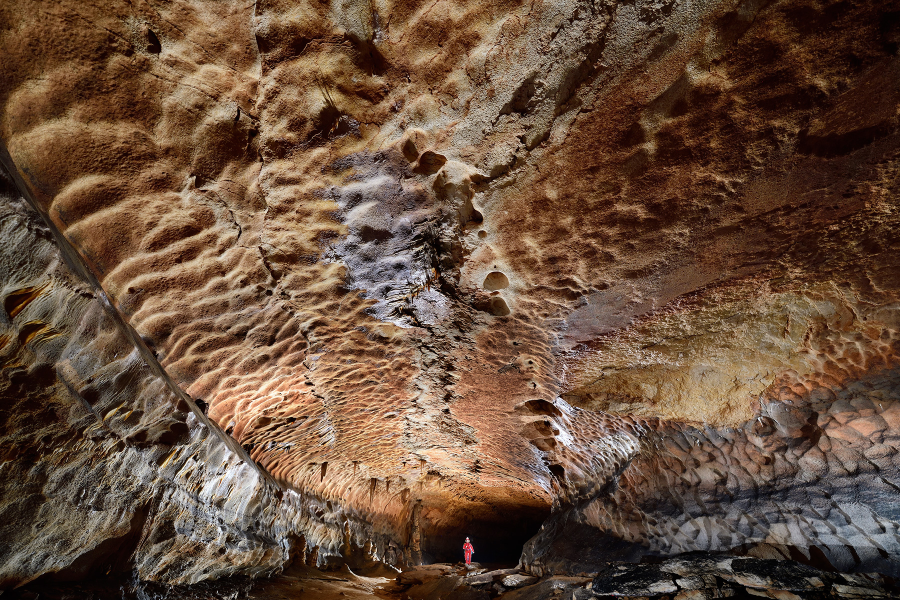 Grotte de Saint-Marcel d'Ardèche (réseau I) - Voûte des maçons