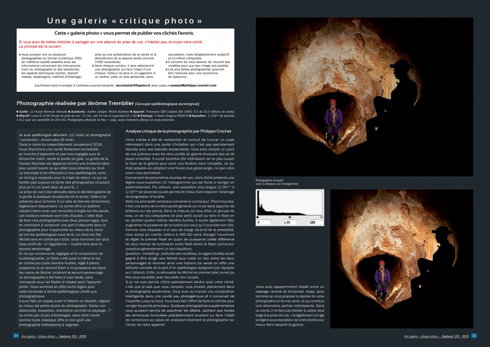 Galerie critique du Spelunca n°153 - Photographe : Jérôme Tremblier