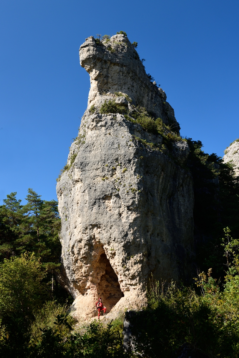 Site ruiniforme de Montpellier-le-Vieux (Causse Noir, Aveyron) - Le sphinx