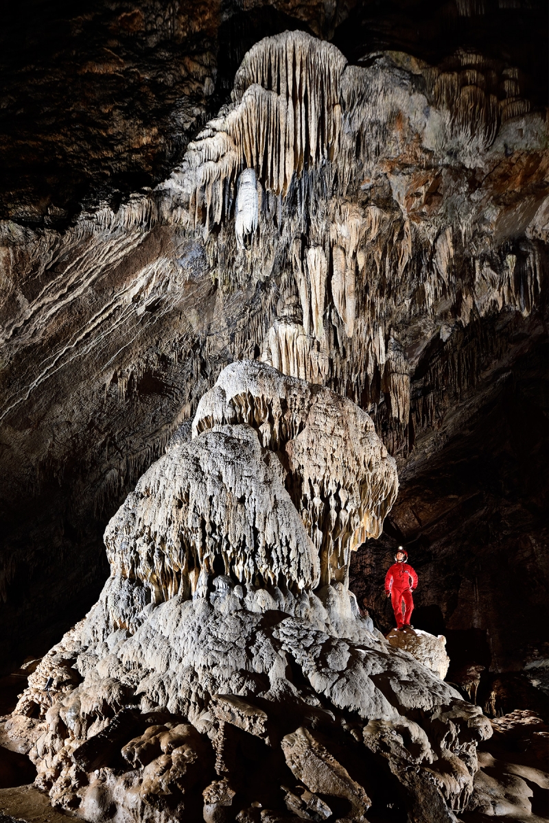 Grotte de Han (partie touristique) - Vue d'ensemble du Trophée