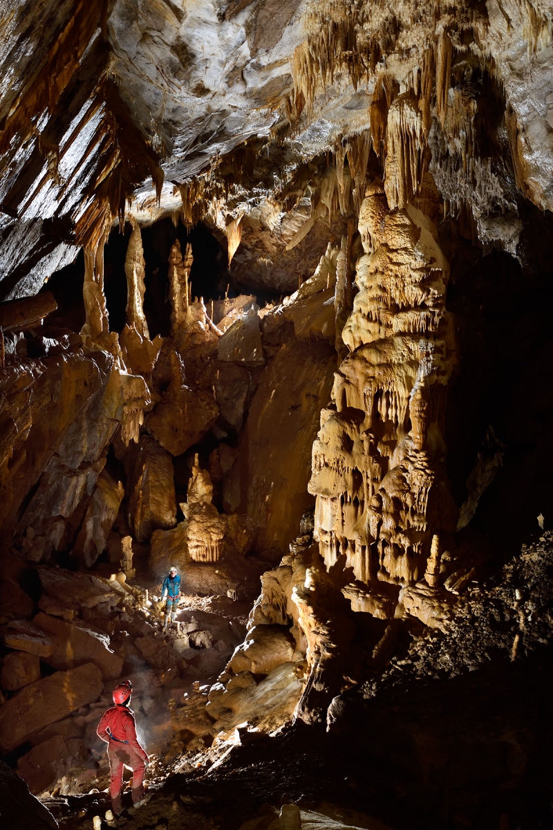 Grotte du Père Noël - Colonne  dans le Grand canyon