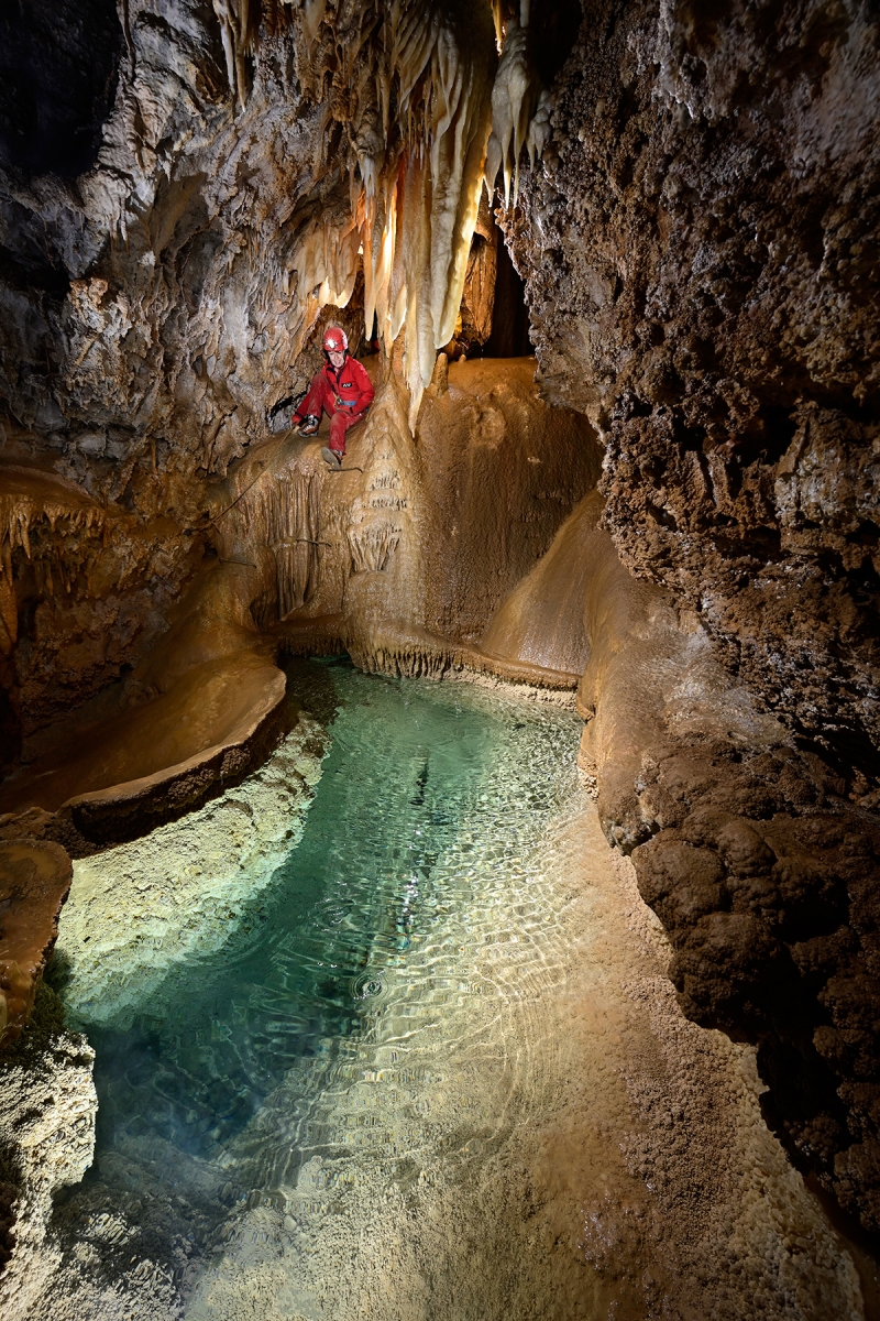 Grotte de Trabuc (Gard) - Baignoire des Fées