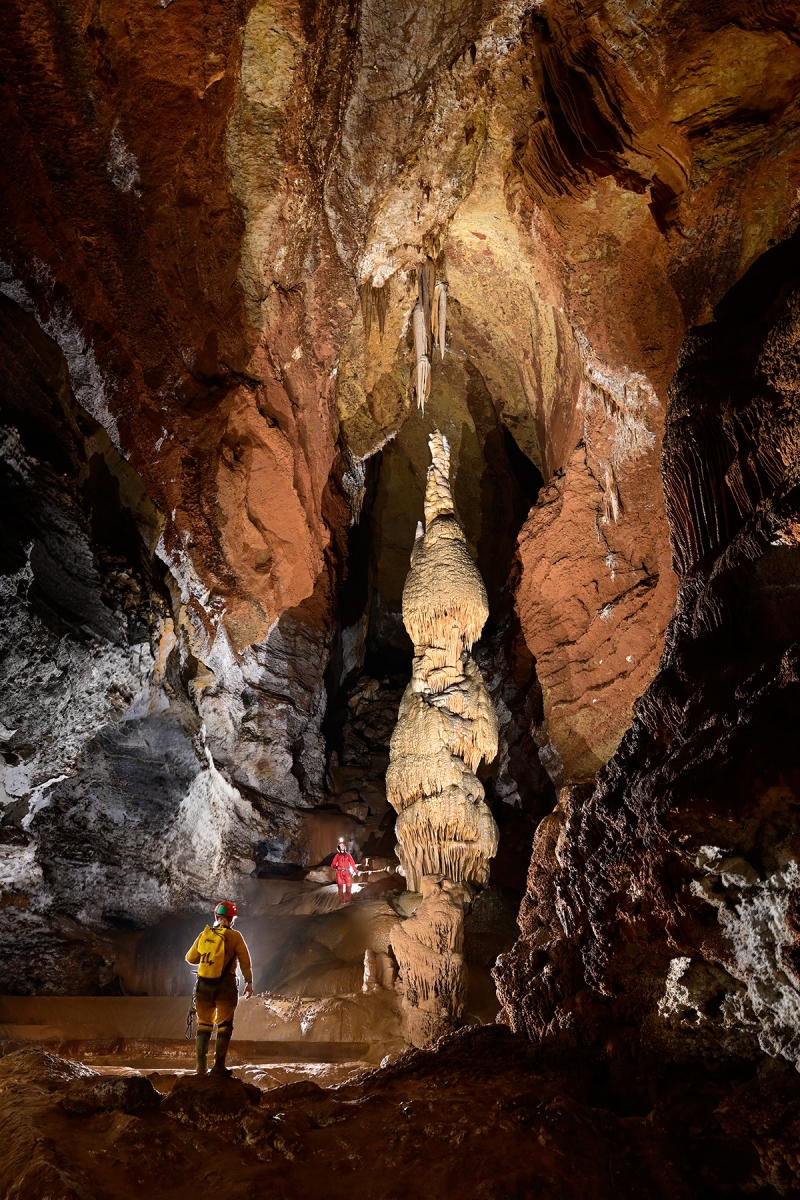 Grotte de Trabuc (Gard) - Grande stalagmite 