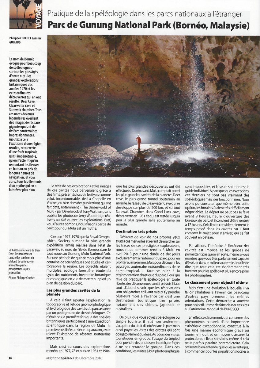 Spéléo Magazine n°96 - Page 34