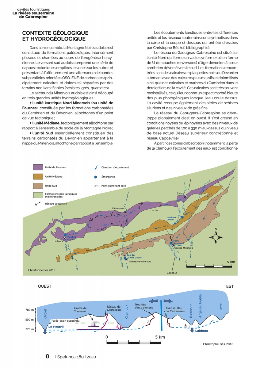 Spelunca n°160 (décembre 2020) : La rivière souterraine de Cabrespine