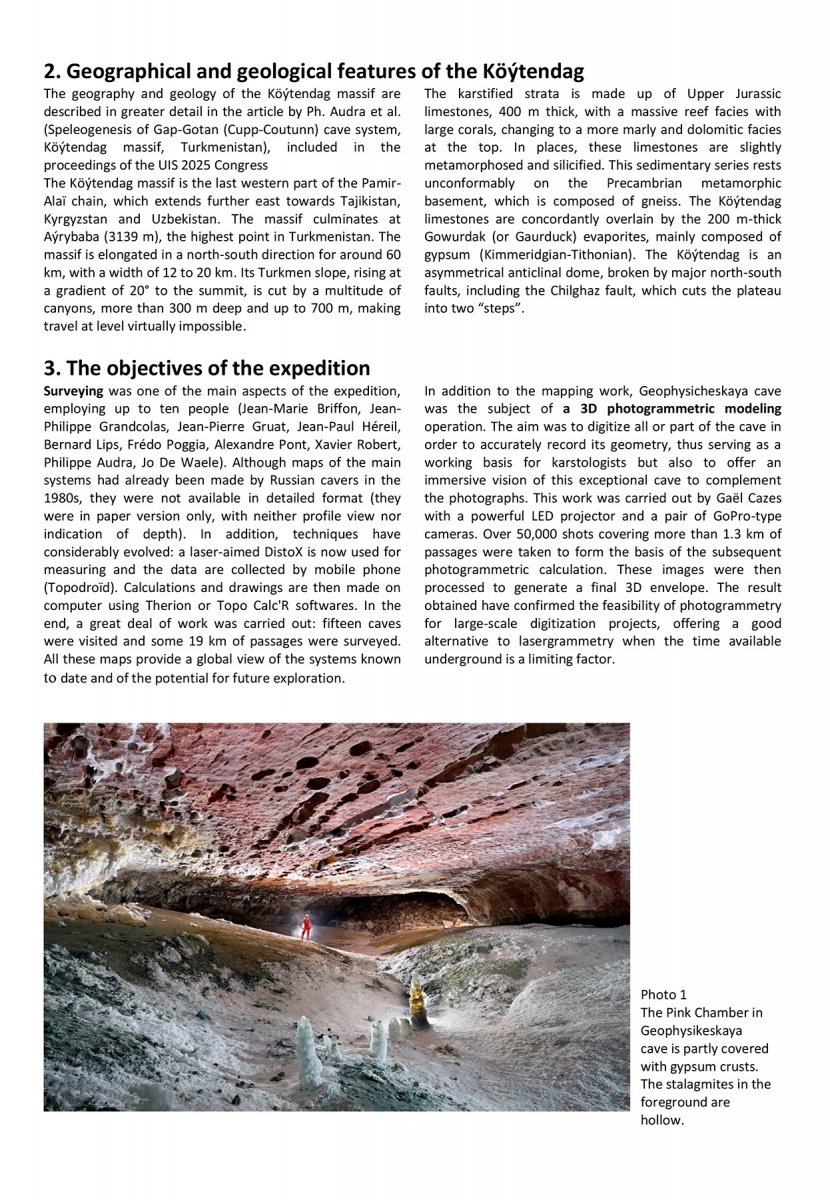 Documenting caves of Koytendag (Tukmenistan) Page 2
