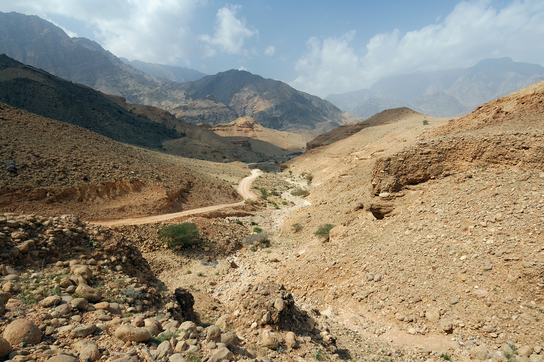 Sultanat d'Oman - Piste vers le village de Al hisn