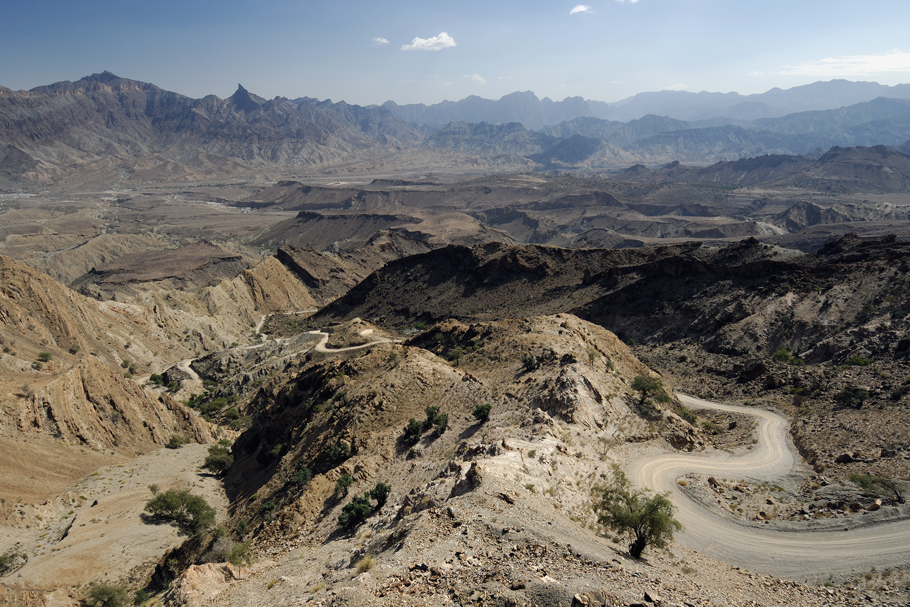 Sultanat d'Oman - Piste reliant le Wadi Sathan à Yasab 