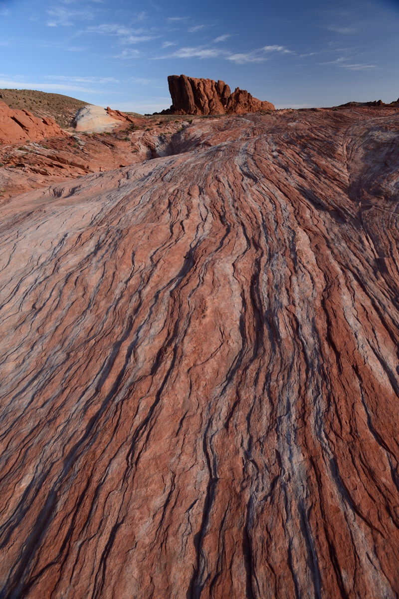 Valley of Fire State Park (Nevada, USA)- formations de grès près de The Wave