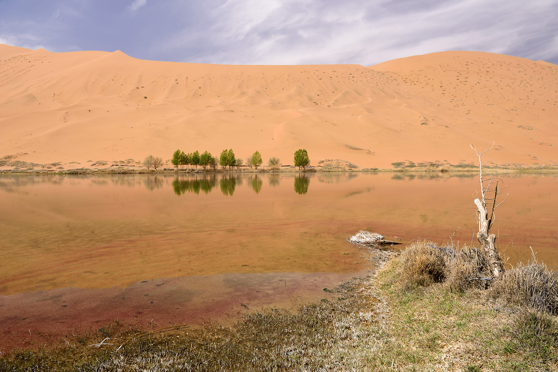 Désert du Badain Jaran (Chine, Mongolie Intérieure) - Lac de Suming Ji Ling 