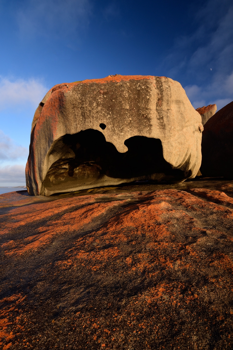 Kangaroo Island (South Australia, Australie) - Remarkable Rocks dans Flinders Chase National Park : blocs de granites érodés 