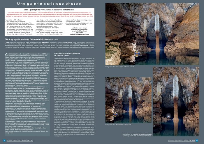 Galerie critique du Spelunca n°146 - Photographe : Bernard Galibert(Galerie-critique-146.jpg)