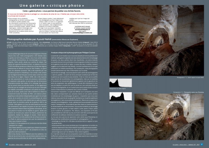 Galerie critique du Spelunca n°147 - Photographe : Ayoub Nehili(Spelunca n°147)