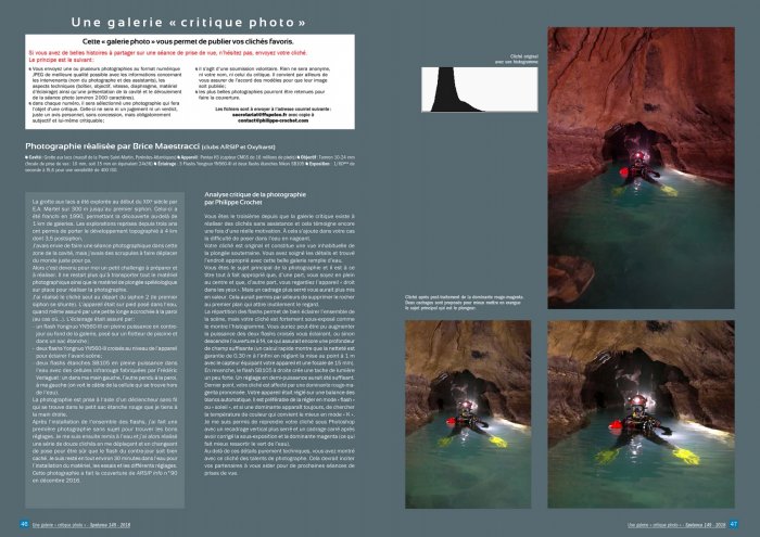 Galerie critique du Spelunca n°149 - Photographe : Brice Maestracci(Spelunca n°149)