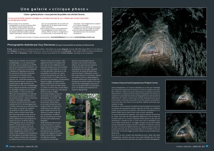 Galerie critique du Spelunca n°156 - Photographe : Guy Decreuse(Spelunca n°156)