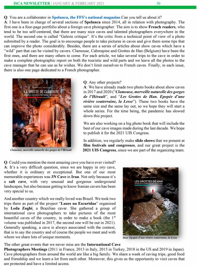 ISCA Newsletter 2021-01 Page 30(ISCA Newsletter 2021-01 Page 30)