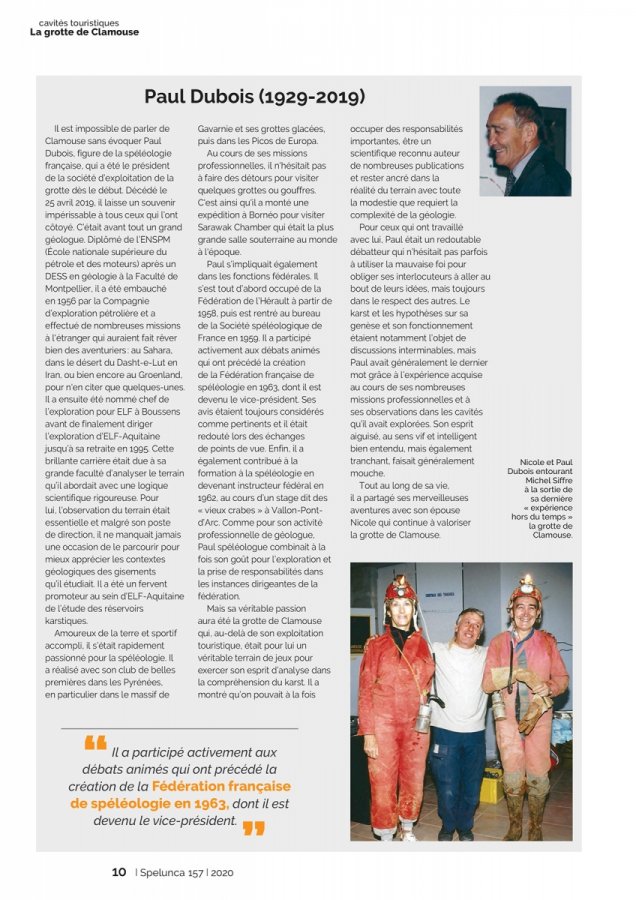 Spelunca 157 Page 10(Spelunca 157 Page 10)