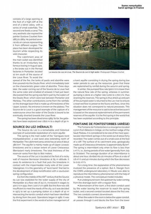 Spelunca 166 Page 23(Spelunca 166 Page 23)