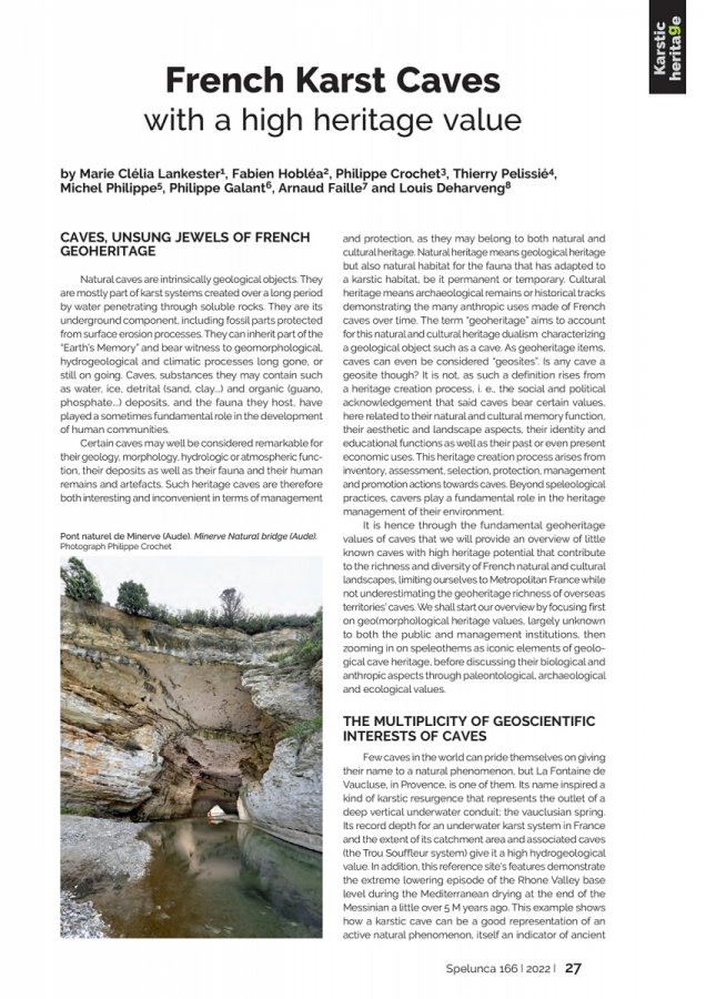 Spelunca 166 Page 27(Spelunca 166 Page 27)