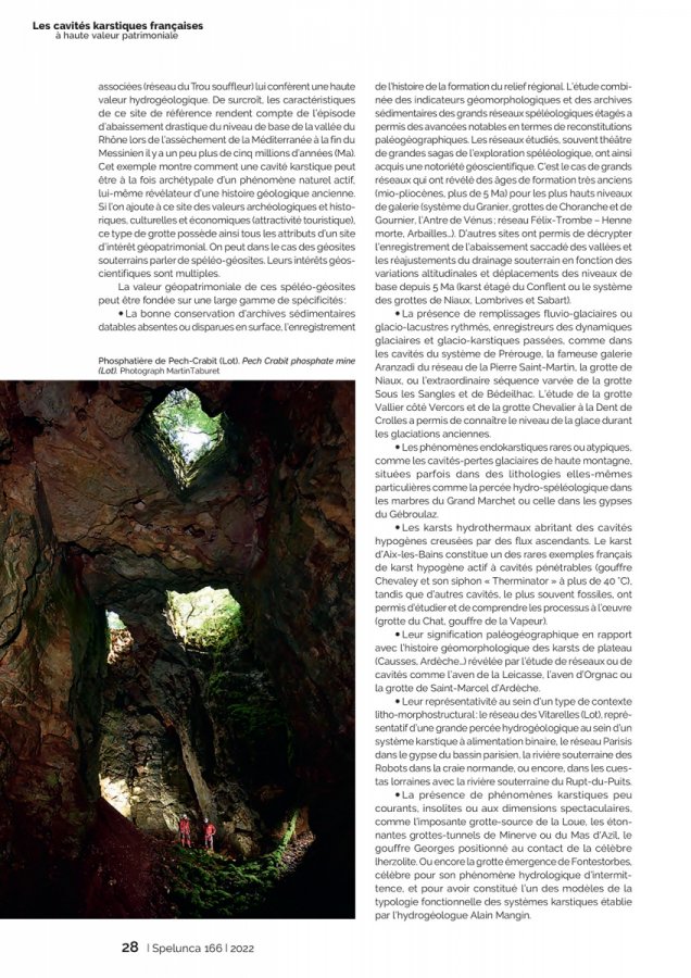 Spelunca 166 Page 28(Spelunca 166 Page 28)