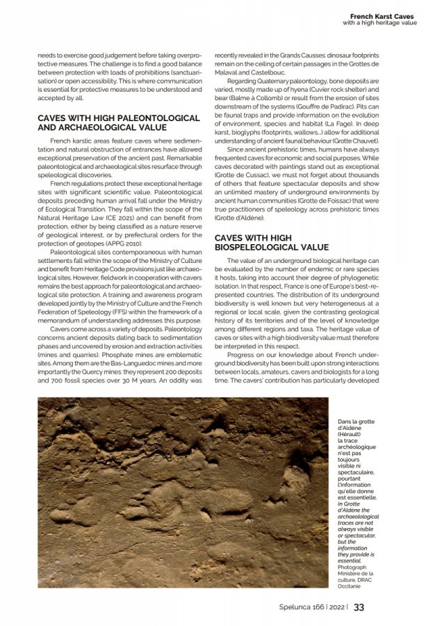 Spelunca 166 Page 33(Spelunca 166 Page 33)