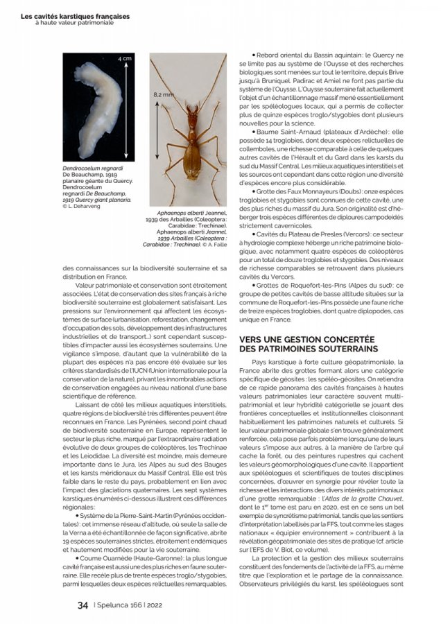 Spelunca 166 Page 34(Spelunca 166 Page 34)