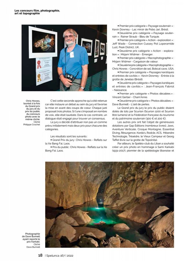 Spelunca 167 Page 18(Spelunca 167 Page 18)