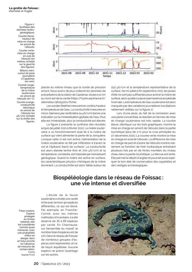 Spelunca 171 Page 20(Spelunca 171 Page 20)