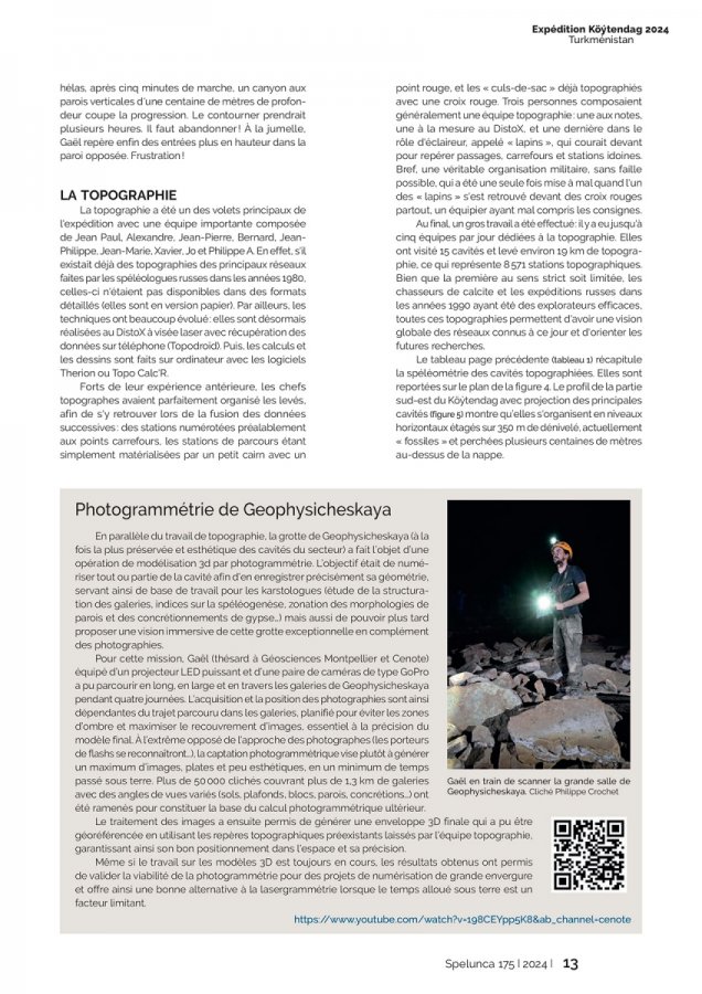 Spelunca 175 Page 13(Spelunca 175 Page 13)