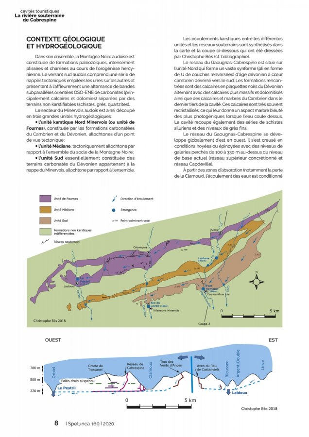 Spelunca n°160 (décembre 2020) : La rivière souterraine de Cabrespine(Spelunca 160 Page 08)