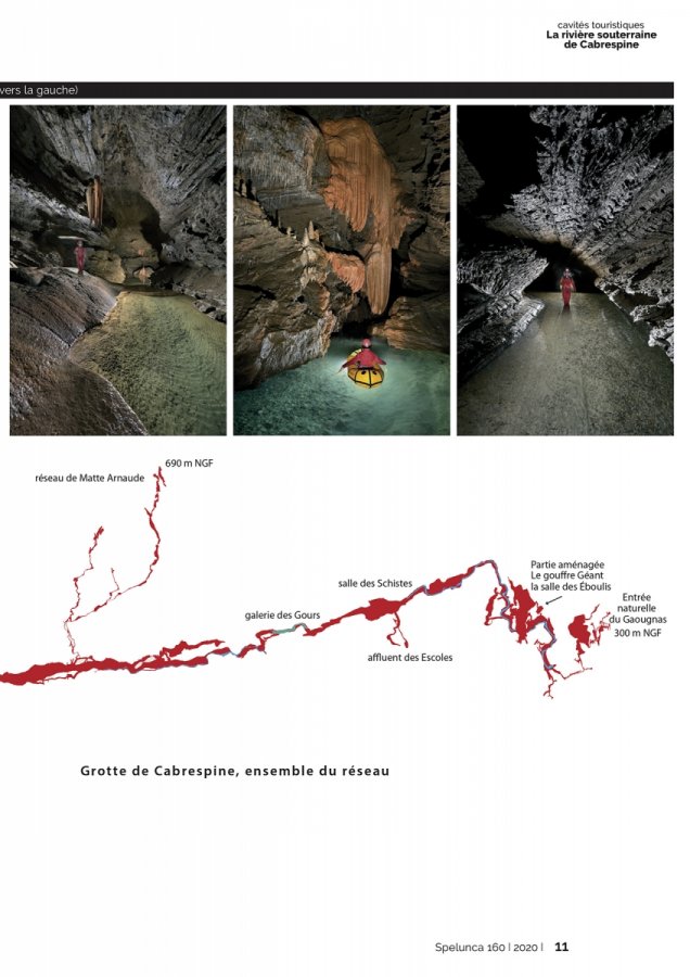 Spelunca n°160 (décembre 2020) : La rivière souterraine de Cabrespine(Spelunca 160 Page 11)