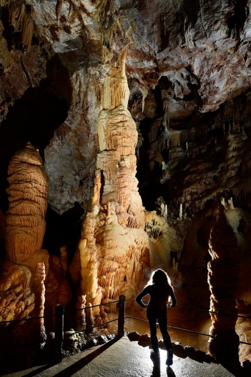 Grotte de Dargilan partie touristique (Lozère) - Le Minaret (SP-18-0232)