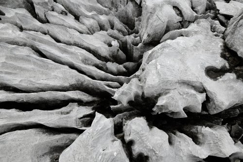 Montagne de la Schrattenfluh (canton de Lucerne, Suisse) -  Vue par de dessus du lapiaz(MO-18-0022)