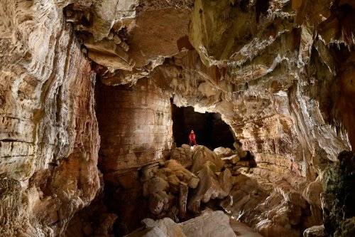 Abîme de Bramabiau (Gard) - Salle de l'Etoile (partie touristique)(SP-20-0813)
