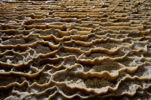 Grotte de Foissac (partie touristique) - Détail de micro gours (SP-22-1168)