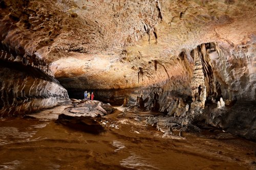 Grotte de Saint-Marcel d'Ardèche (réseau I) - Grande galerie après la Mosquée (SP-23-1400)