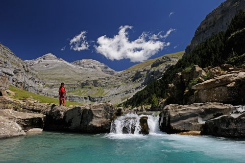  Gradas de Sueso. Rio Arazas (vallée d'Ordesa, Espagne)(MO-10-0058)