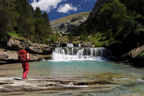  Gradas de Sueso. Rio Arazas (vallée d'Ordesa, Espagne)(MO-10-0066)