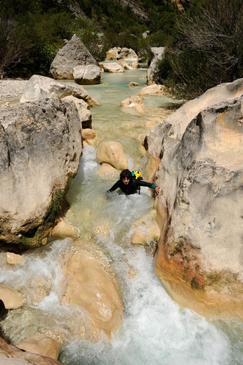 Rio Vero (Sierra de Guara, Espagne)- Partie médiane (canyoning)(MO-11-0158)